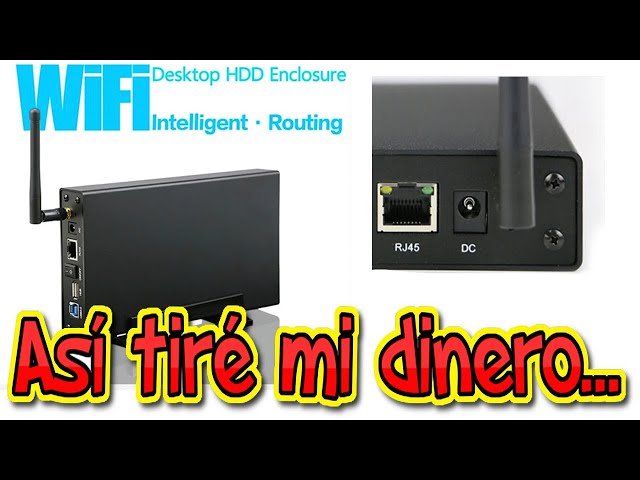 Vídeo relacionado con Wzxksoac Carcasa Portátil para HDD SSD de 3,5 Pulgadas, USB 3,0, RJ45, Ethernet, NAS, Servidor de Transmisión en Red, Almacenamiento para Estuche, Enchufe UE