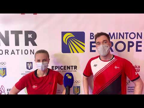 Niclas Nøhr/ Amalie Magelund overturn their EMTC21 loss
