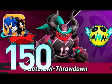 Sonic Forces: Gameplay Walkthrough Part 150 - Footbrawl Throwdown! (iOS, Android)