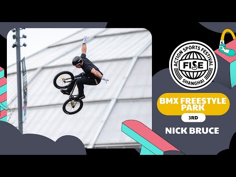 Nick Bruce - 3rd place UCI BMX Freestyle Park World Cup Men Final