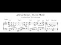 Ahmad Jamal -  I Love Music - Piano Transcription (Sheet Music in Description)