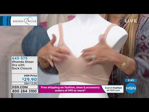 Rhonda Shear Bra with Back Closure