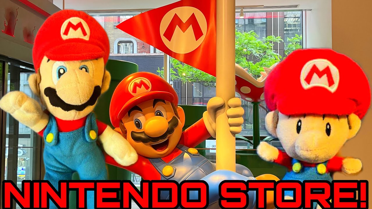 Mario and Baby Mario Goes To The Nintendo Store NYC!