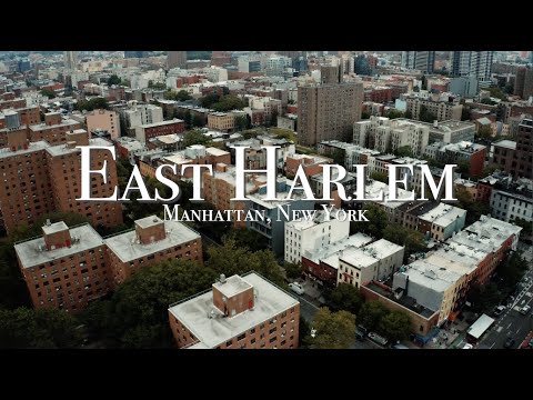 Ep 07 - East Harlem, Manhattan - STREETS BY AIR - 4K Drone NYC, New York City