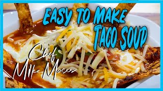 My Take on Taco's. A Taco you eat with a spoon!