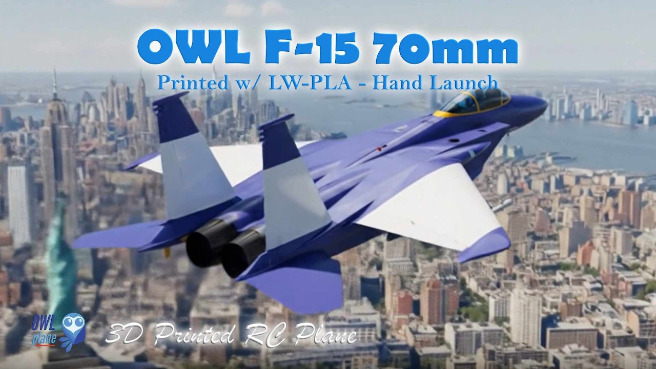 OWL F-15 70mm EDF - 6s 2200mAh LW PLA #1-2