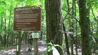 preview picture of video 'Appalachian Trail near Delaware Water Gap  HD Part 2'