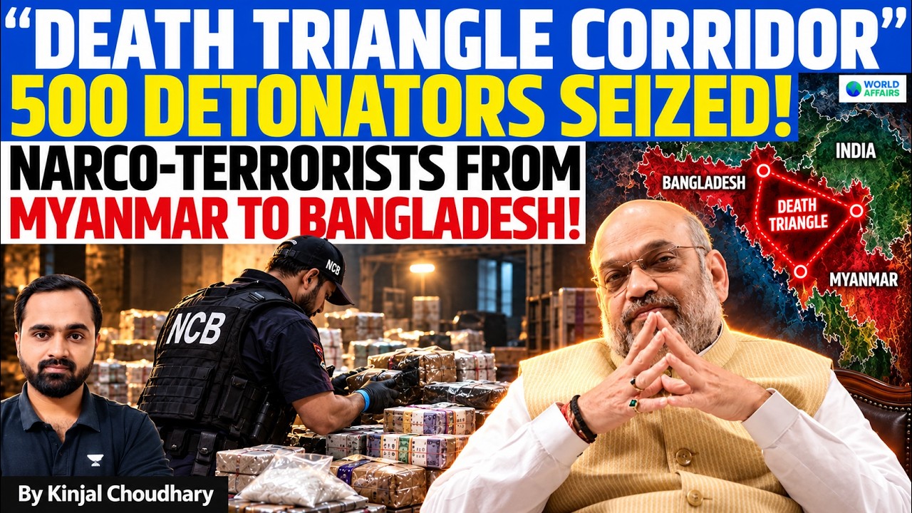 CRACKDOWN ON MYANMAR-BANGLADESH DRUG CORRIDOR - Operation Trident Exposes ₹100 Crore Hawala | Kinjal