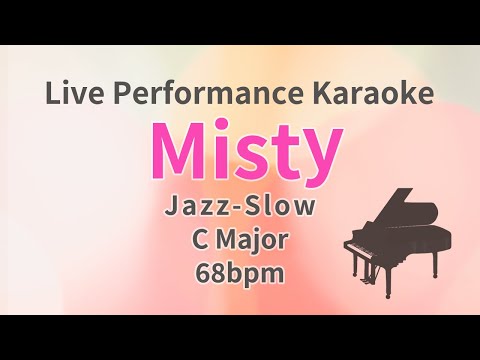Misty - Sarah Vaughan (Live Piano Karaoke)