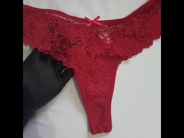 Vídeo relacionado con HAGOT 6 Pcs Bragas de Encaje para Mujer, Bragas Encaje Mujer Sexy, Suaves y Cómodas Bragas Mujer, Calzoncillos de Encaje Fino para Mujer, Ropa Interior de Encaje, Tangas de Encaje Mujer Sexy, L