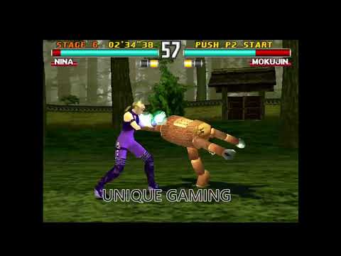 Nina Williams with  Jin Kazama  Best moves  Gameplay Tekken 3 Arcade Versio