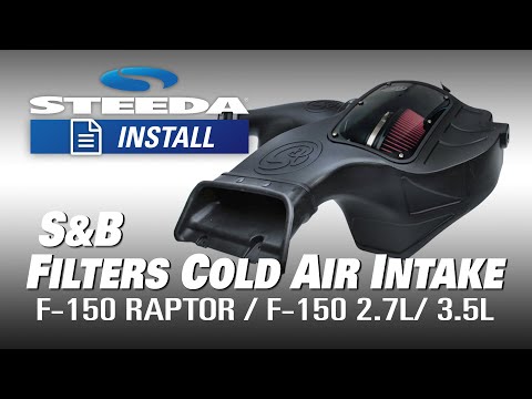 Steeda Installation of S&B Cold Air Intake for 2018-19 F-150 2.7L/3.5L EcoBoost