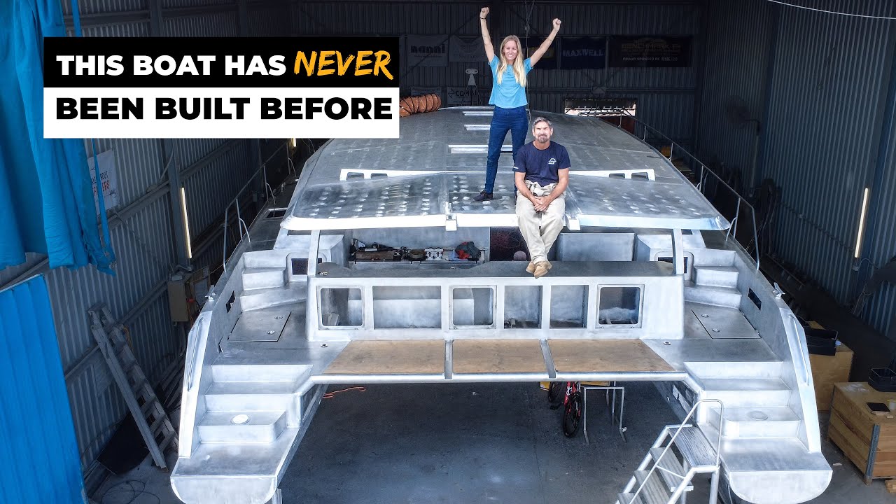 How 20,561 Decisions Add Up To THIS (Custom Aluminum Catamaran Build Pt. 26)
