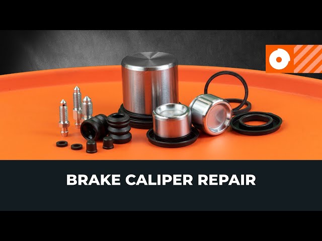 Watch the video guide on SUZUKI SWIFT II Saloon (AH, AJ) Caliper rebuild kit replacement