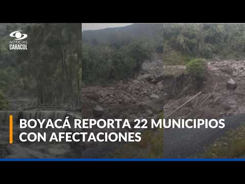 Lluvias mantienen la emergencia en Boyacá: autoridades advierten riesgos durante el puente festivo