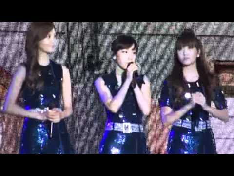 110813[Fancam]SNSD talk  focus Taeyeon@Incheon Hanryu Concert