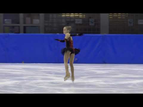 12. Santa Claus Cup 2018: Sofia Chapligina (RUS) - FS Advanced Novice Girls Short Program