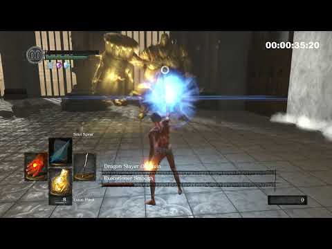 Dark Souls: Killing Ornstein and Smough in 37 seconds - Sorcery