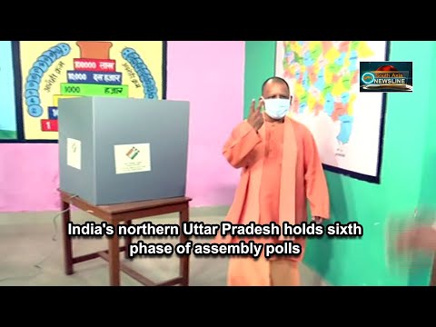India's northern Uttar Pradesh holds sixth phase of assembly polls