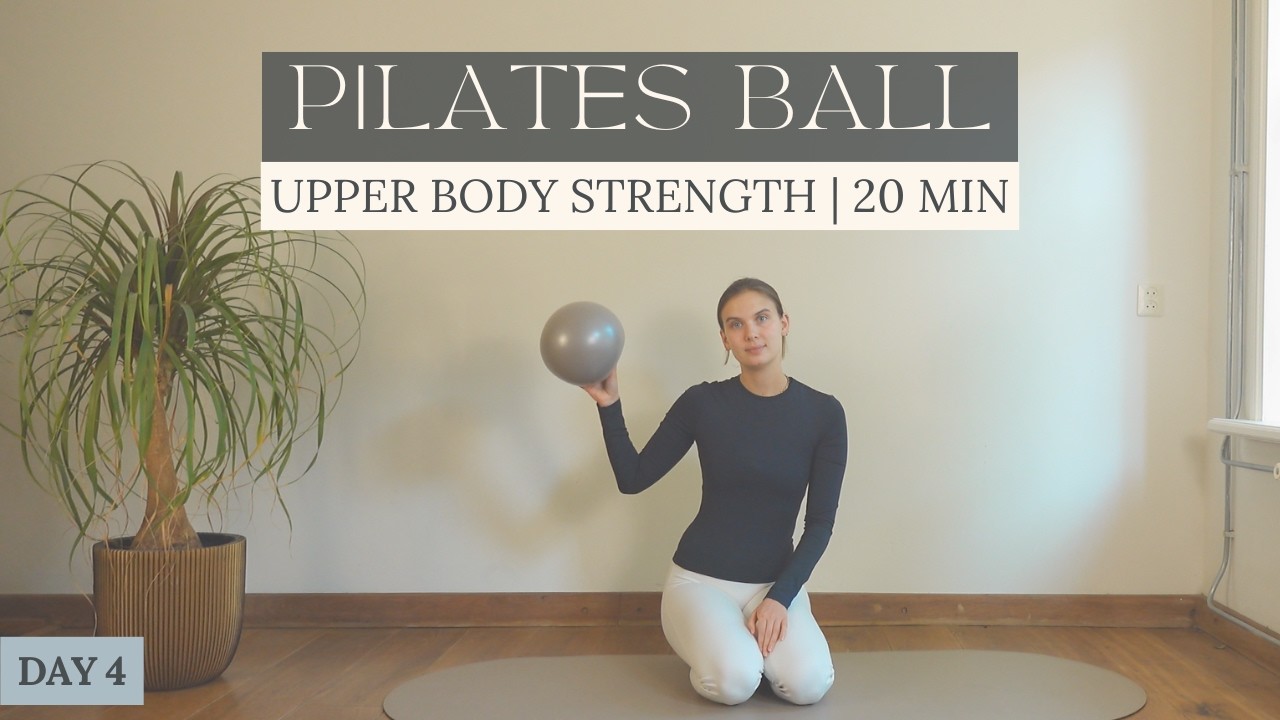 20 MIN Pilates ball Workout - Sculpt Your Upper Body & Arms