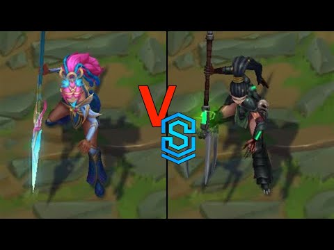 Spirit Blossom Nidalee VS Headhunter Nidalee