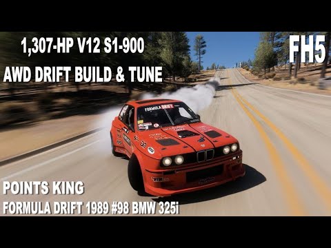 H5 AWD DRIFT TUNE FD 1989 #98 BMW 325i S1-900