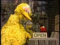 Classic Sesame Street Elmo Spells OPEN With Big Bird