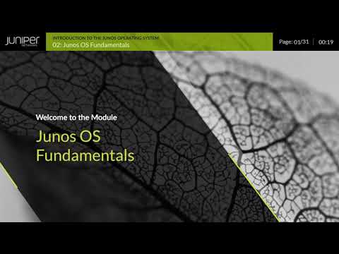 Module 02   Junos Operating System Fundamentals