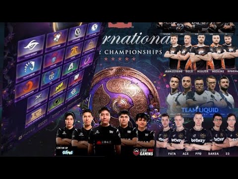 THE 18 TEAMS CLASSIFIED FOR THE INTERNATIONAL 2019 (TI9) DOTA 2