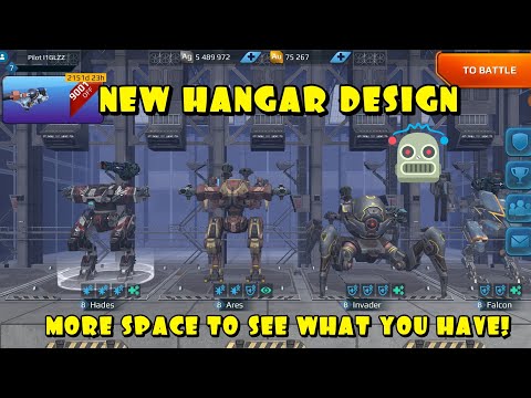 War Robots Test Server 4.7 New Hangar Design