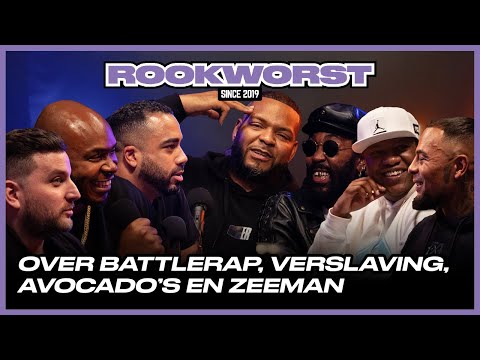 Hef, Sepa, Aiky, Ray Fuego, Ron Simpson, Reverse & Adje in Rookworst de Podcast
