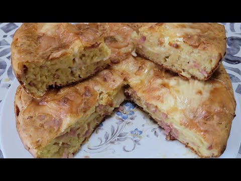 PIZZA SALATA ALTA E MORBIDA AL PROSCIUTTO E FORMAGGIO