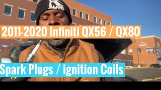 How to replace spark plugs and Ignition Coils  on a QX56/QX80 5.6L V8