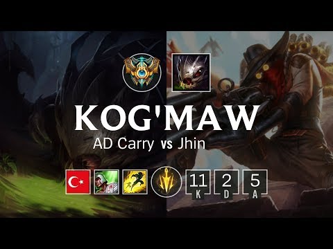 Kog'Maw ADC vs Jhin - TR Challenger Patch 8.23
