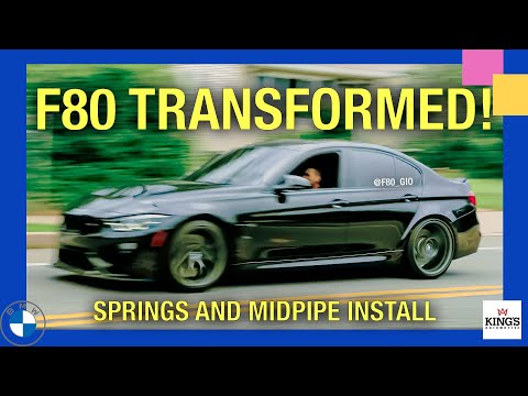 BMW F80 M3 CS UPGRADES! H&R springs, Future Classic spacers, and Active Autowerke midpipe #f80 #m3