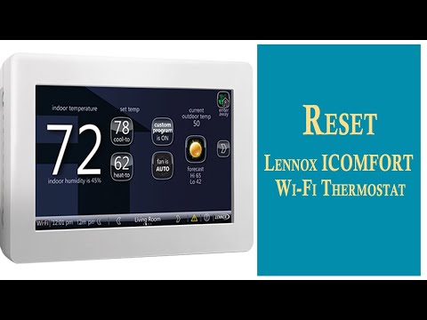 How To Reset Lennox ICOMFORT Wi-Fi Thermostat – Updated video thumbnail