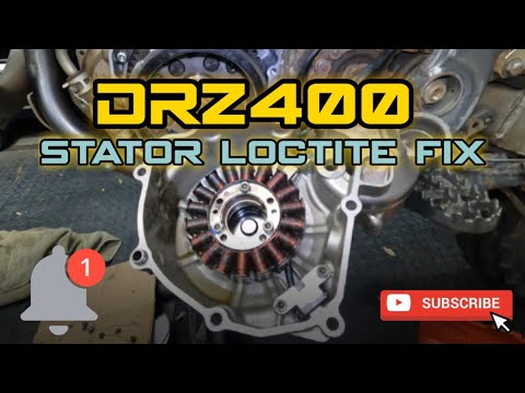 DRZ400 Stator "Loctite" Fix EP-6 |#drz400 #drz400sm #suzukidrz400 #drz400s #suzuki DRZ 400