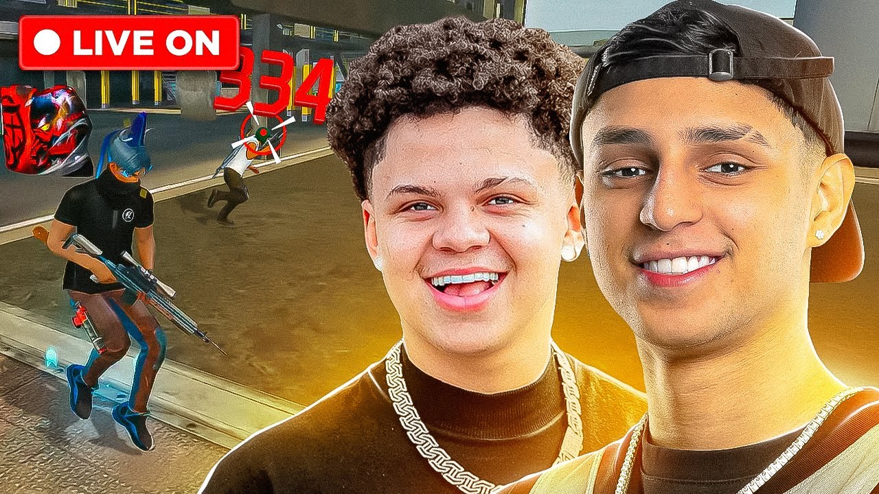 LIVE ON 🛑 SERÁ QUE ELE SABE JOGAR FREE FIRE? 💜 ft. ISAAC XAVIER 💜