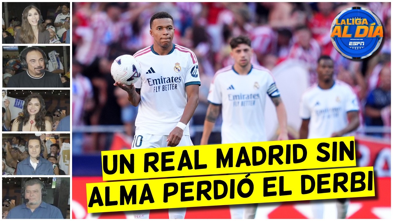 REAL MADRID de MOURIHNO NO TIENE ALMA y perdió EL DERBI vs ATLÉTICO del CHOLO | La Liga Al Día
