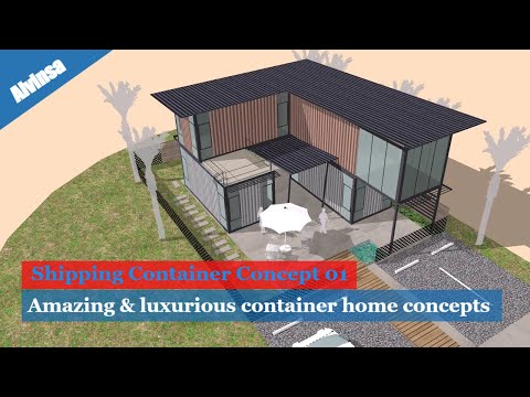 Shipping Container Concept  01 - Amazing & luxurious container home concepts