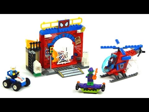 Vidéo LEGO Juniors 10687 : La cachette de Spider-Man