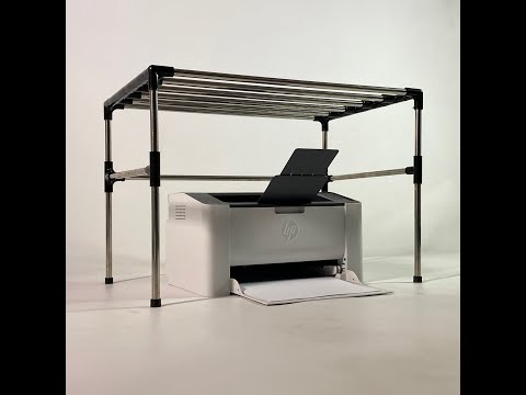 Настольная полка для принтера - Stels, из полированной нержавейки. Полка над принтером, микроволновкой. - фото 1 - id-p2177768800