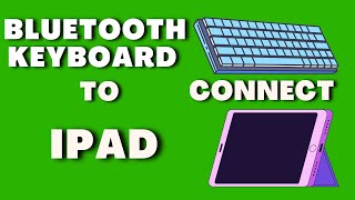 How to Connect your Wireless  Keyboard Case to iPad 9th generation