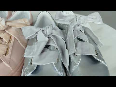 魔鬼氈尬蝴蝶結可替換式鞋帶休閒鞋 ｜amai女鞋