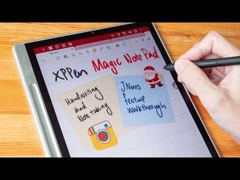 Note taking and JNotes review with XPPEN MAGIC NOTE PAD