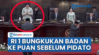 Adab Prabowo Hentikan Langkah & Bungkukan Badan ke Puan sebelum Pidato di Rapat Paripurna DPR