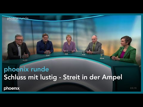 phoenix runde: Schluss mit lustig - Streit in der Ampel