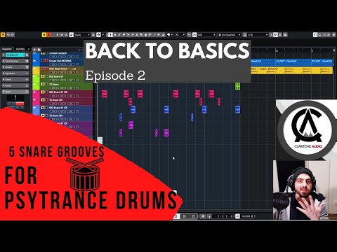 5 Snare Grooves for Psytrance Drums - Back To Basics EP2