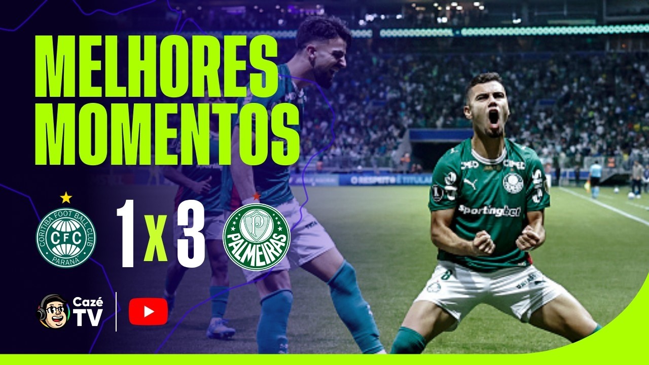 MELHORES MOMENTOS: CORITIBA 1 X 3 PALMEIRAS | BRASILEIRÃO 2026 | 19ª RODADA