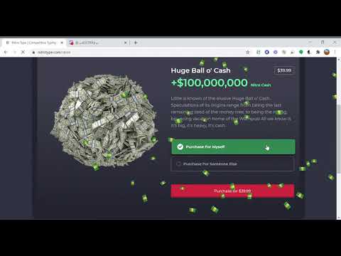 Nitro Type Hack